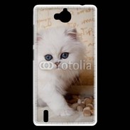 Coque Huawei Ascend G740 Adorable chaton persan 2