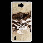 Coque Huawei Ascend G740 Taureau en dessin