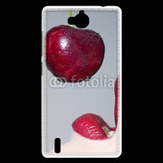 Coque Huawei Ascend G740 Cerise et bouche 3