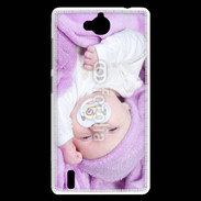 Coque Huawei Ascend G740 Amour de bébé en violet