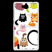 Coque Huawei Ascend G740 Humour de chats