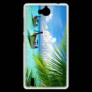 Coque Huawei Ascend G740 Plage tropicale