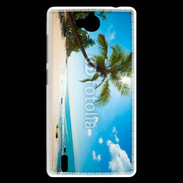 Coque Huawei Ascend G740 Belle plage ensoleillée 1