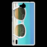 Coque Huawei Ascend G740 Lunette de soleil sur la plage