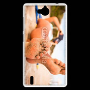 Coque Huawei Ascend G740 Pieds plage