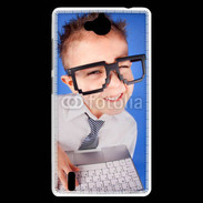 Coque Huawei Ascend G740 jeune Geek avec clavier