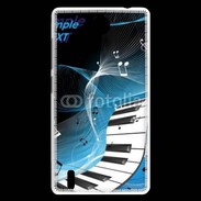 Coque Huawei Ascend G740 Abstract piano