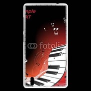 Coque Huawei Ascend G740 Abstract piano 2