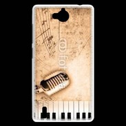 Coque Huawei Ascend G740 Dirty music background