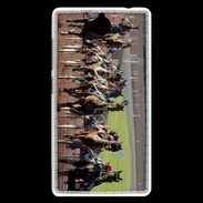 Coque Huawei Ascend G740 Arrivée de course de trot en sulky