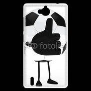 Coque Huawei Ascend G740 J'aime le foot