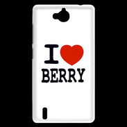 Coque Huawei Ascend G740 I love Berry
