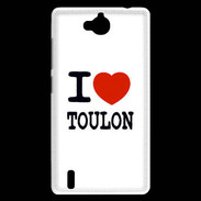 Coque Huawei Ascend G740 I love Toulon