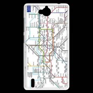 Coque Huawei Ascend G740 Plan de métro de Londres