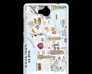 Coque Huawei Ascend G740 Plan de ville de New York