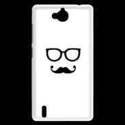 Coque Huawei Ascend G740 moustache 2