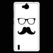 Coque Huawei Ascend G740 moustache 3