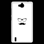 Coque Huawei Ascend G740 moustache 4