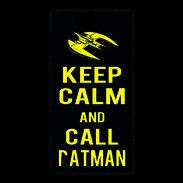 Coque Huawei Ascend G740 Keep Calm Call Batman Noir