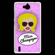 Coque Huawei Ascend G740 Miss Champagne Blonde