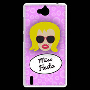 Coque Huawei Ascend G740 Miss Fiesta Blonde