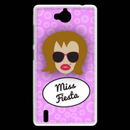 Coque Huawei Ascend G740 Miss Fiesta Rousse