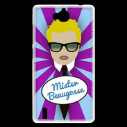 Coque Huawei Ascend G740 Mister Beau gosse Blond