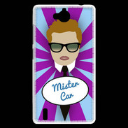 Coque Huawei Ascend G740 Mister Car Roux