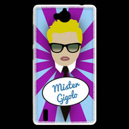 Coque Huawei Ascend G740 Mister Gigolo Blond