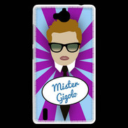 Coque Huawei Ascend G740 Mister Gigolo Roux
