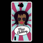 Coque Huawei Ascend G740 Miss Clubbing Black