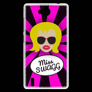 Coque Huawei Ascend G740 Miss Swag Blonde