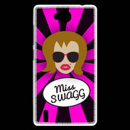 Coque Huawei Ascend G740 Miss Swag Rousse