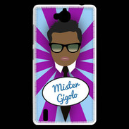 Coque Huawei Ascend G740 Mister Gigolo Black