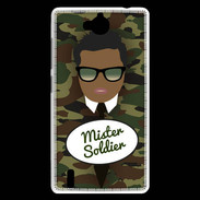Coque Huawei Ascend G740 Mister Soldier Black
