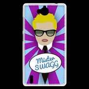 Coque Huawei Ascend G740 Mister Swag Blond