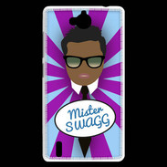 Coque Huawei Ascend G740 Mister Swag Black
