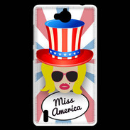 Coque Huawei Ascend G740 Miss USA Blonde