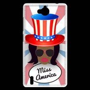 Coque Huawei Ascend G740 Miss USA Black