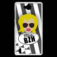 Coque Huawei Ascend G740 Miss Bretagne Blonde