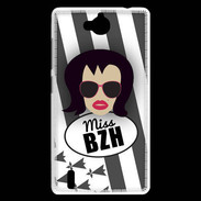 Coque Huawei Ascend G740 Miss Bretagne Brune