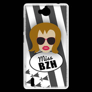 Coque Huawei Ascend G740 Miss Bretagne Rousse