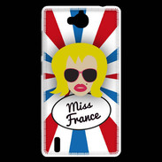 Coque Huawei Ascend G740 Miss France Blonde
