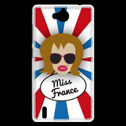 Coque Huawei Ascend G740 Miss France Rousse