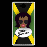 Coque Huawei Ascend G740 Miss Jamaica Black