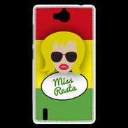 Coque Huawei Ascend G740 Miss Rasta Blonde