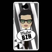 Coque Huawei Ascend G740 Mister Bretagne Brun