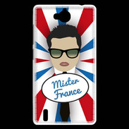 Coque Huawei Ascend G740 Mister France Brun