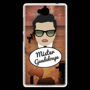 Coque Huawei Ascend G740 Mister Guadeloupe Brun
