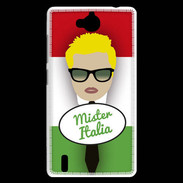 Coque Huawei Ascend G740 Mister Italie Blond